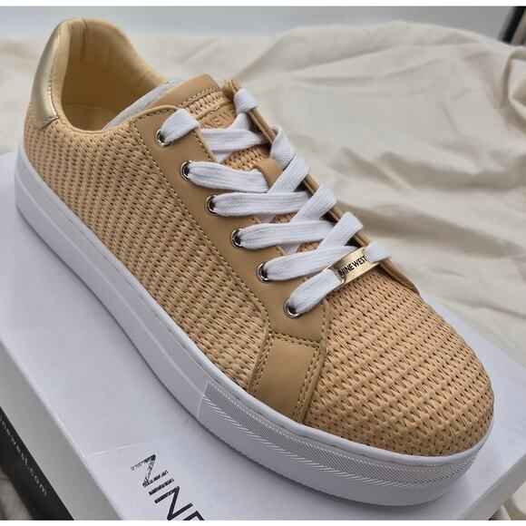 Nine West Shoes - NEW Nine West Gatspy woven chunky platform sneakers women's size 10